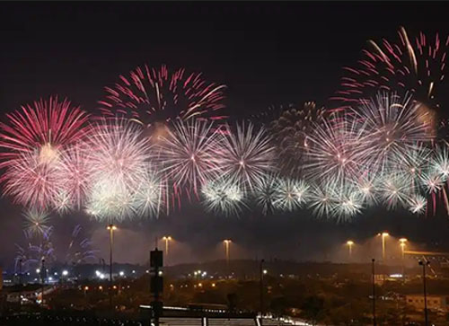 宝应县焰火晚会